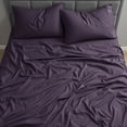thumbnail image 3 of Nestl Split King Sheet Set, 1800 Series Microfiber Deep Pocket 4 Piece Bed Sheet Set, 3 of 8