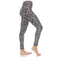 thumbnail image 2 of White Mark Leggings Léopard Ultra Doux pour Femmes, 2 of 5