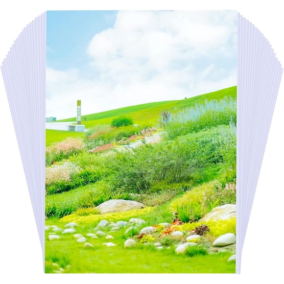 100 Sheets Photo Paper, 6" x 8" Premium Glossy Photo Paper Picture Paper 180 gsm Printer Brochure Paper Glossy, Office Supplies