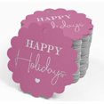 thumbnail image 4 of Inkdotpot Silver Foil Paper Hang Tags Happy Holiday Favor Tags 50 Piece, 4 of 6