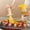 Yellow#2447, variant on Oil Dispenser Bottle With Basting Brush for Grilling Baking and Frying, Food Grade Refillable Kitchen Oil Brush