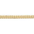 thumbnail image 2 of 14k Yellow Gold 26 Inch 6.25mm Curb Chain Necklace Pendant Charm Beveled, 2 of 8