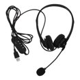 thumbnail image 1 of Headphones Abs Sponge Pu Computer Students Business Customer Service Office Work Online Classes Teaching 1Pcs 5.3x6.3in, 1 of 9