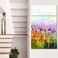 thumbnail image 1 of Abstract Cosmos of Colorful Flowers - Large Flower Canvas Wall Art, 1 of 3