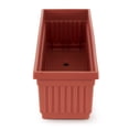 thumbnail image 4 of HC Companies 30 Inch Fluted Plastic Venetian Garden Flower Window Box, Clay, 4 of 9