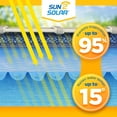 thumbnail image 4 of Sun2Solar Clear 18 ft x 36 ft Rectangle Pool Solar Cover | 1200 Series | Heat Retaining Solar Blanket | for Heating Rectangular Inground & Above Ground Swimming Pools | Includes 6 Heavy-Duty Grommets, 4 of 4