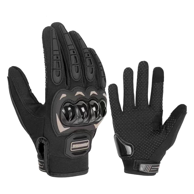 Motorcycle Riding Gloves Joint Pro Tection Outdoor Fitness Long Fingers Hard S Hell Spring Summer Autumn Synthetic Gloves Science Gloves Rubber Gloves Small Size Long Rubber Gloves Large Non Late