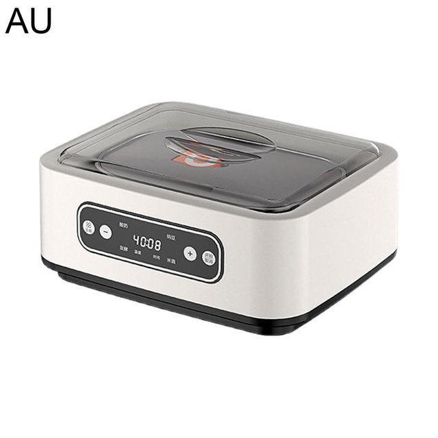 Machine à Yogourt en Acier Inoxydable avec Contrôle de Température et Minuterie Réglable de 36 Heures pour Usage Domestique