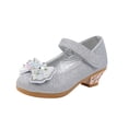 thumbnail image 2 of RXIRUCGD Chaussures Filles Talons Hauts Cuir Performance au Piano Robe en Cristal Mannequin de Mode Défilé Chaussures de Princesse, 2 of 4