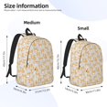 thumbnail image 2 of Easygdp Corgi Dog for Durable Canvas Laptop Backpack - Adjustable Shoulder Strap, Large Capacity, Fits 15-17in Laptops, for School, Work, Travel-Small, 2 of 5