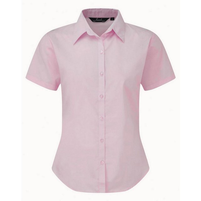 Premier Short Sleeve Poplin Blouse / Plain Work Shirt