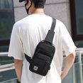thumbnail image 1 of Ganfancp With Five Pockets Strap Bag Crossbody Bag With USB Port With Headphone Clearance, 1 of 7