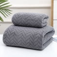 thumbnail image 1 of Boovnll Bath Towels Set of 2, Super Soft Absorbent Hand Towels & Towels for Bathroom Quick Dry Microfiber for Bathroom, Hotel, Pool, Gym, Spa, Daily Use, Towels, 1 of 5