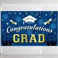 thumbnail image 1 of ⚡ Big Sale ! EXtraLarge Congrats Grad Banner 180x110 Cm | Graduation Party Decorations 2023 Black And Gold | Graduation Banner 2023 | Graduation Decorations Class Of 2023 | Red 2023 Graduatio, 1 of 9