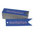 thumbnail image 1 of Inkdotpot Rose Gold Foil Paper Hang Tags Invitation Party Favor Tags 50 Pieces, 1 of 6