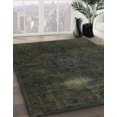 thumbnail image 2 of Ahgly Company Tapis d'Intérieur Carré Abstrait Vert Armée, 5 Pieds Carré, 2 of 6