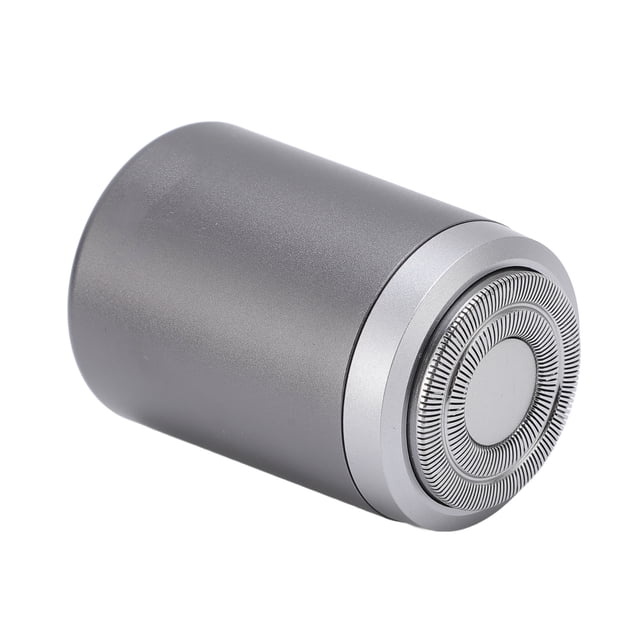 Tondeuse à Barbe Portable, Tondeuse à Barbe Rechargeable en Acier Allié d'Aluminium pour Voiture