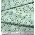 thumbnail image 3 of Soimoi Green Poly Georgette Fabric Leaf Leaves Print Fabric by the Yard 42 Inch Wide, 3 of 3