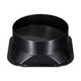 thumbnail image 3 of Unique Bargains 8 Inch ABS Square Duct Connector Flange Air Ventilation Duct with Valve Black, 3 of 5