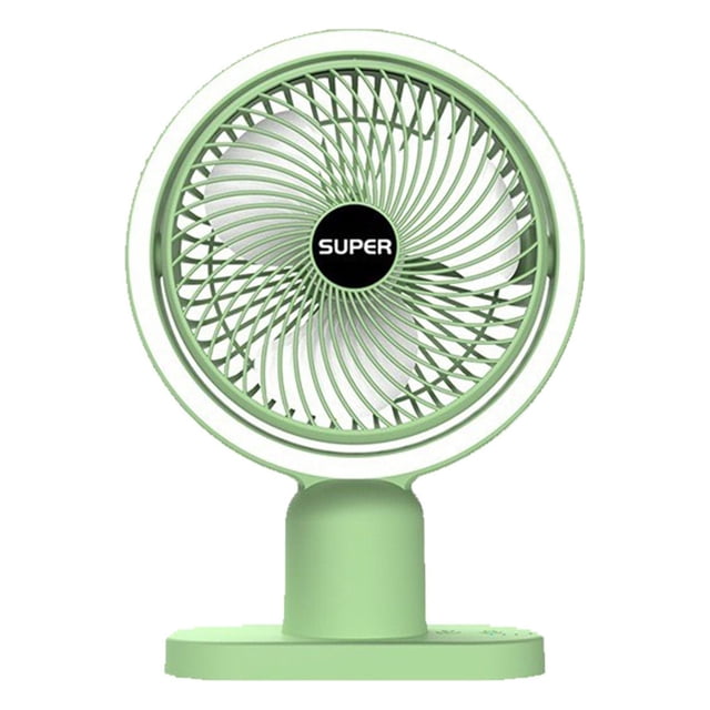 TopLLC With Night Light USB Desk Fan, Mini Fan Portable, 3Speeds Desktop Table Fan, Plug In Power Fan, Rotation Strong Wind, Quiet Personal Small Fan For Home Desktop on Clearance