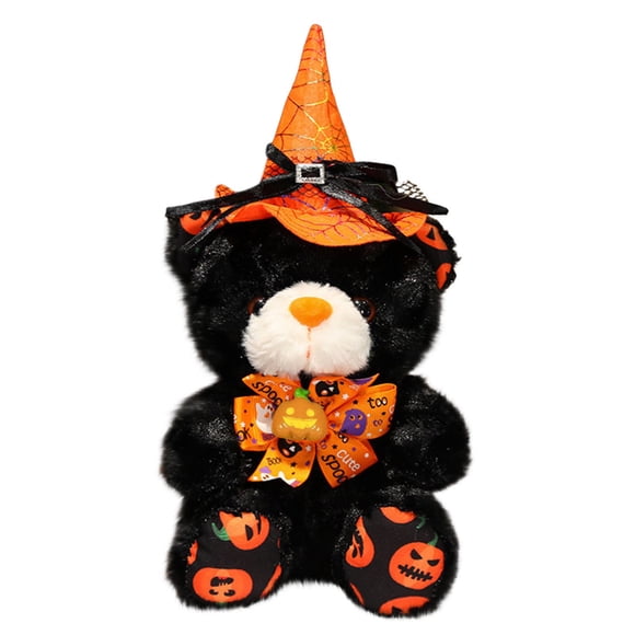 Qocolhg Jouets pour Tout-Petits Garçons Filles Âges 1-3 4-6 7-12, Poupée d'Halloween Chapeau Portant Ourson, Cadeaux de Noël Anniversaire pour Enfants Petits Cadeaux de Bas de Noël