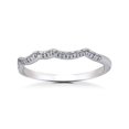 thumbnail image 2 of 1 1/6ct Diamond Infinity Engagement Wedding Ring Bridal Set 14K White Gold, 2 of 4