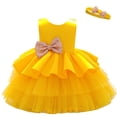 thumbnail image 3 of Robe Petite Fille à Volants en Tulle Robe Tout-Petit Robe Fille Printemps Robe d'Été Princesse Robe de Fête Vêtements d'Été Fille 80, 3 of 3