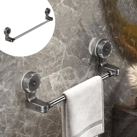 ABPWLY Suction Cup Towel Bar Suction Cup Towel Rack Punch-free Bathroom Storage Rack Clearance bath towel set Canada Days bathroom towels bath towels clearance