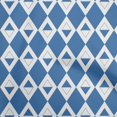 thumbnail image 1 of oneOone Velvet Blue Fabric Check Argyle Sewing Craft Projects Fabric Prints By Yard 58 Inch Wide, 1 of 4
