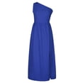 thumbnail image 4 of SMihono Robe Maxi Bohème d'Été pour Femmes Grande Taille Robe d'Été Sexy Unie Amincissante Fendue Sans Manches Asymétrique Robe de Plage, 4 of 7