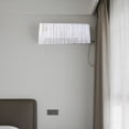 thumbnail image 1 of Flower Pattern Decorative Curtain Air Conditioner Cover for Living Room Bedroom with Polyester Fabric, 1 of 5