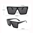 thumbnail image 4 of WIFKLSIIPG Summer Fashion Glasses Sunglasses Oversized Square Flat Single Lens Shading, 4 of 4