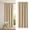 Beige, variant on 106x137cm Room Darkening Blackout Curtains - Thermal Insulating Window Panels - Set of 1