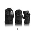 thumbnail image 3 of serony 6 Pcs/kit Genouillère Portable Sangle Réglable Coudières Cyclisme Patinage à Roulettes Protection Taille Protecteur Noir P, 3 of 6