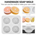 thumbnail image 3 of MLINS DIY Handmade Soap Mold Practical Candle Mold Silicone Soap Making Mold, 3 of 7