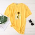 thumbnail image 4 of Lenago Hauts d'Été Grande Taille pour Femmes Hauts d'Été Décontractés Manches Courtes Col Rond T-Shirt Ample Blouse Hauts Tenues du 4 Juillet pour Femmes, 4 of 4
