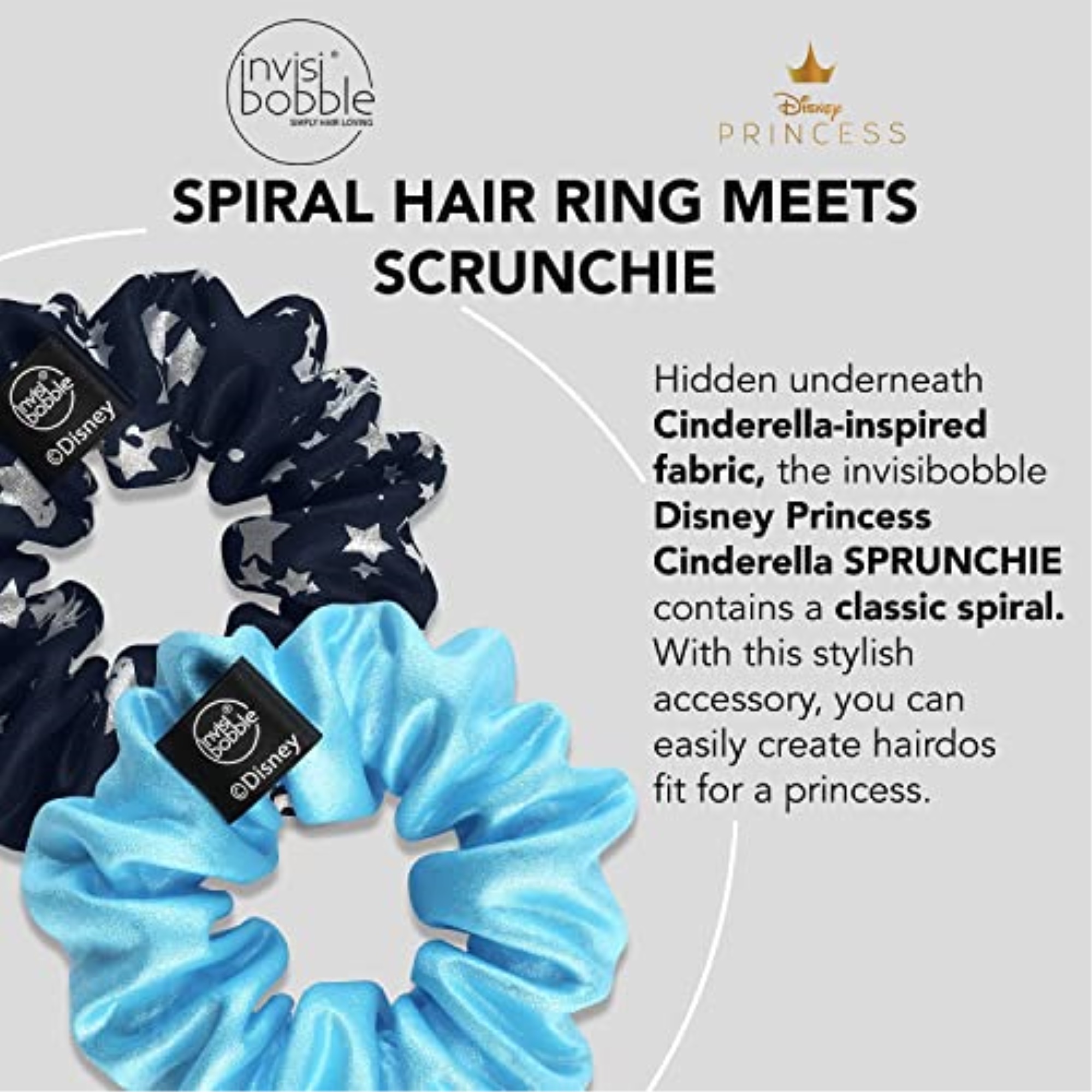 Le SPRUNCHIE Disney Princess Cinderella d'invisibobble (2pc)