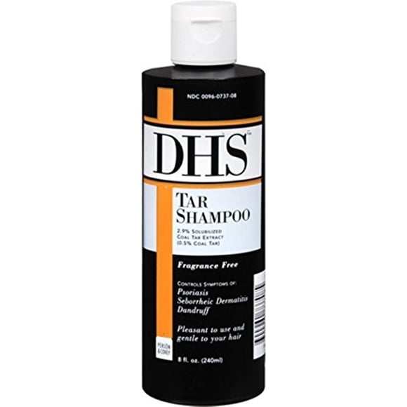 DHS Tar Dermatological Hair & Scalp Shampoo 8 Oz