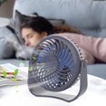 thumbnail image 1 of Boovnll Desktop Fan Mute Rechargeable Student Office Home Small Fan Portable Mini Usb Fan, 1 of 7