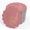 thumbnail image 4 of Inkdotpot 100 Pack Thank You Bridal Shower Favor Paper Tags Craft Real Gold Foil Hang Tags, 4 of 6