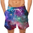 thumbnail image 1 of Diufon Men's Athletic Shorts Cotton Linen Drawstring Waisted Outdoor Sport Shorts Spring Summer Shorts with Pockets, 1 of 4