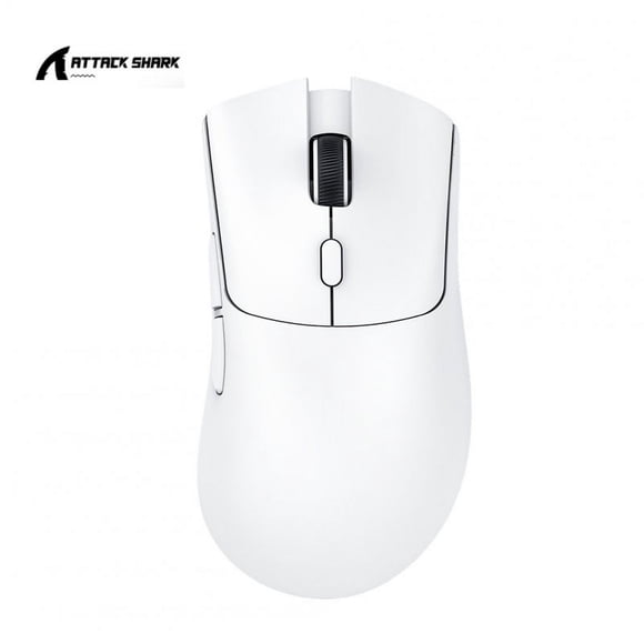 R1 Gaming Mouse Desktop Mouse with Adjustable DPI Wireless/Wired Connection Modes Lightweight Gaming Mouse White