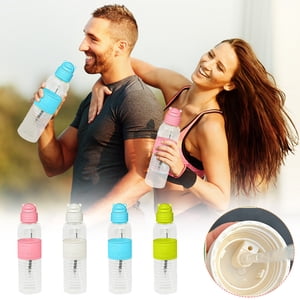 MTBLYS Water Bottle 420Ml Plastic Cup Portable Straw Cup Leakproof Design Outdoor Sports