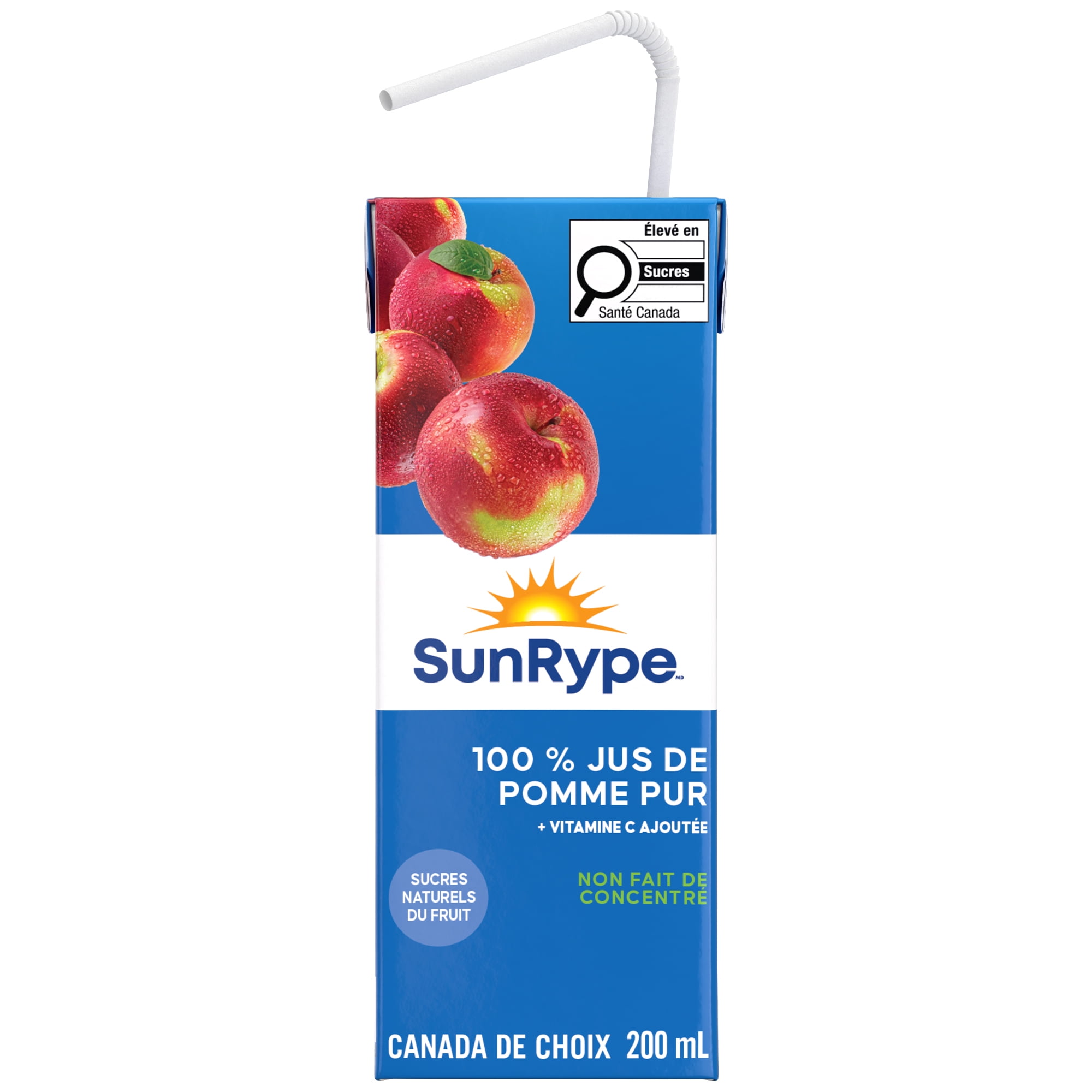SunRype Boîtes de Jus de Pomme Pur 5 x 200 ml