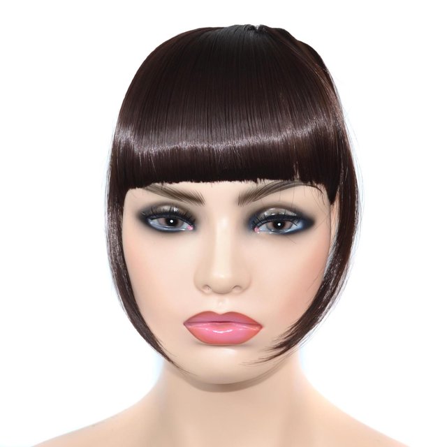 RKSTN Wigs Human Hair Braid Hairband Synthetic Bangs Heat Bangs Hair Extensions For Lady Glueless Wigs