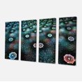thumbnail image 2 of Fleurs Bleues sur Planète Extraterrestre - Impression d'Art Floral sur Toile, 2 of 3