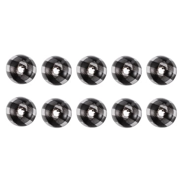 Weiweiguan 20Pcs Plaid Wood Beads Plaid Printed Wooden Beads Spacer for DIY Jewelry Making