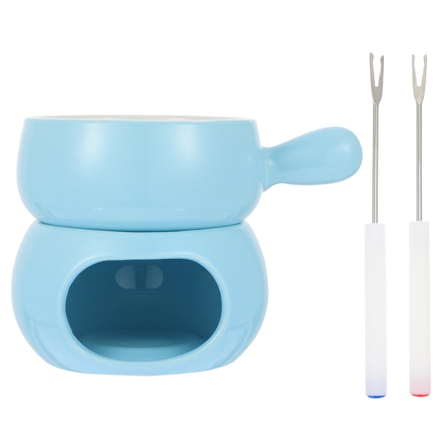 Shisuyan 1 Set of Practical Chocolate Pot Chocolate Fondue Ceramic Cheese Melting Pot