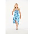 thumbnail image 5 of Robe Hawaïenne pour Fille en Palmiers Bleus Simples, 5 of 5