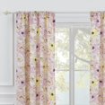 thumbnail image 2 of Greenland Home Fashions Panneau de Fenêtre Paire Rose, 2 of 3
